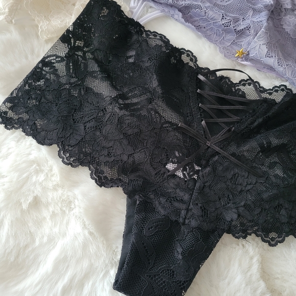 🪻FREDERICKS OF HOLLYWOOD BRAND NEW 3-PACK LACE CHEEKY SIZE S - Picture 10 of 10